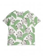 MINI RODINI T-Shirt Zebras - grün